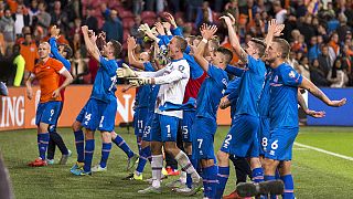 Euro 2016: gioia Islanda, festa pazza negli spogliatoi