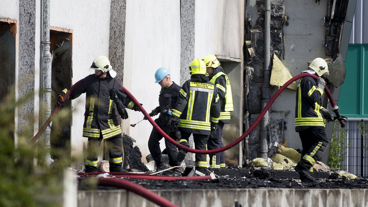 مرکز پناهجویان در شهر هپنهایم آلمان آتش گرفت