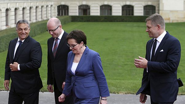 Central European leaders underline opposition to migrant quotas Central European leaders underline opposition to migrant quotas