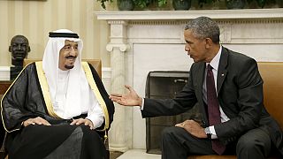 Suudi Arabistan Kralı Salman Beyaz Saray'da Obama ile görüştü