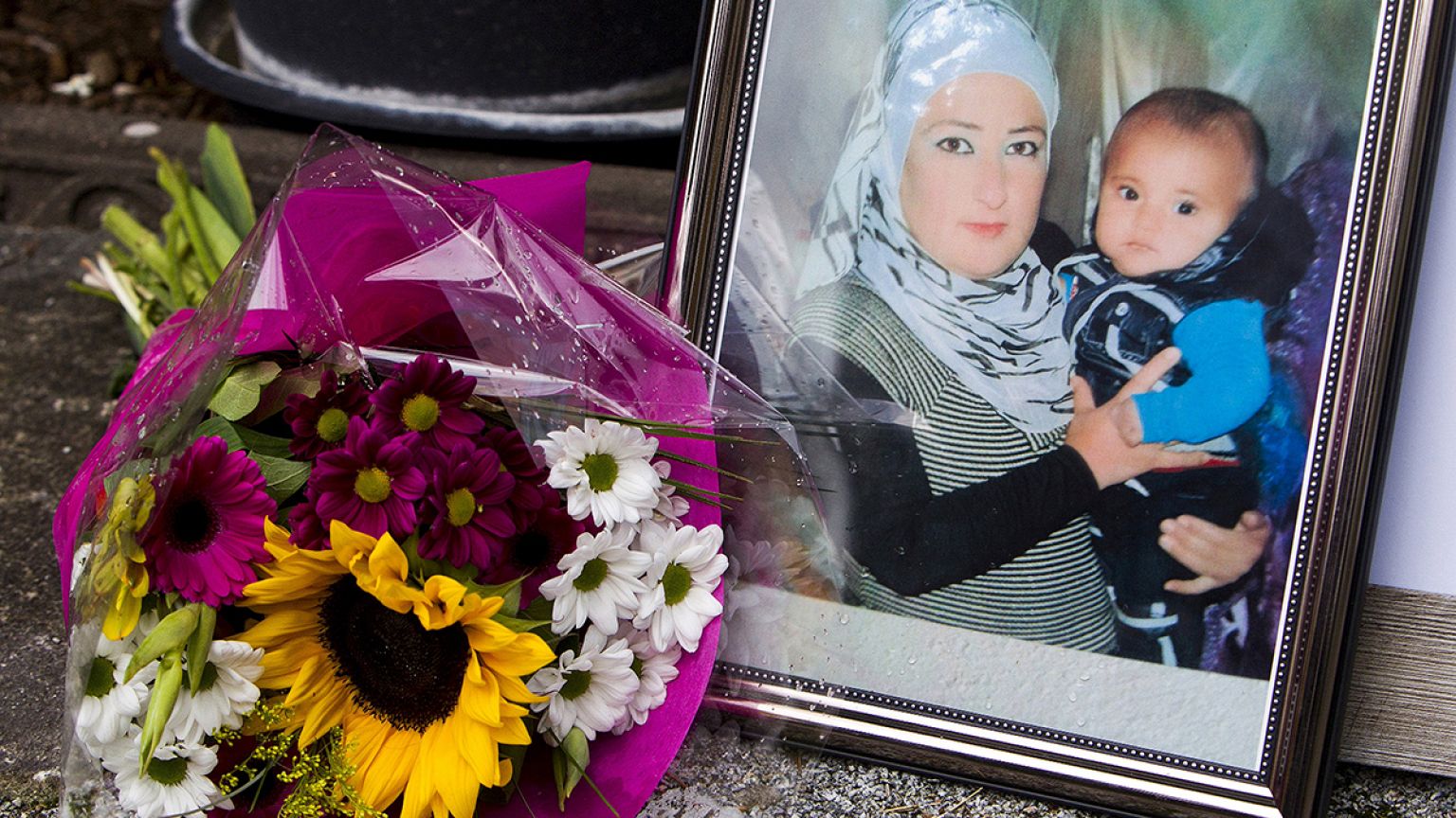 Entierro de Aylan junto a su hermano en Kobani