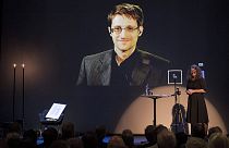 Snowden recibe el premio de la Academia Noruega de Literatura y Libertad Expresión