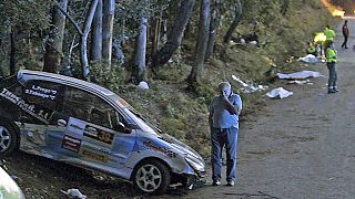 Fatal rally crash in Spain as car ploughs into spectators