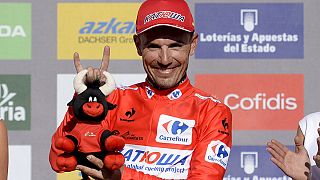 Rodriguez takes Vuelta lead as Schleck wins stage 16