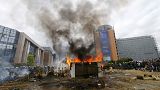 Farmers protest in Brussels