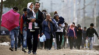 Macedonia registra una llegada récord de 7.000 refugiados sirios
