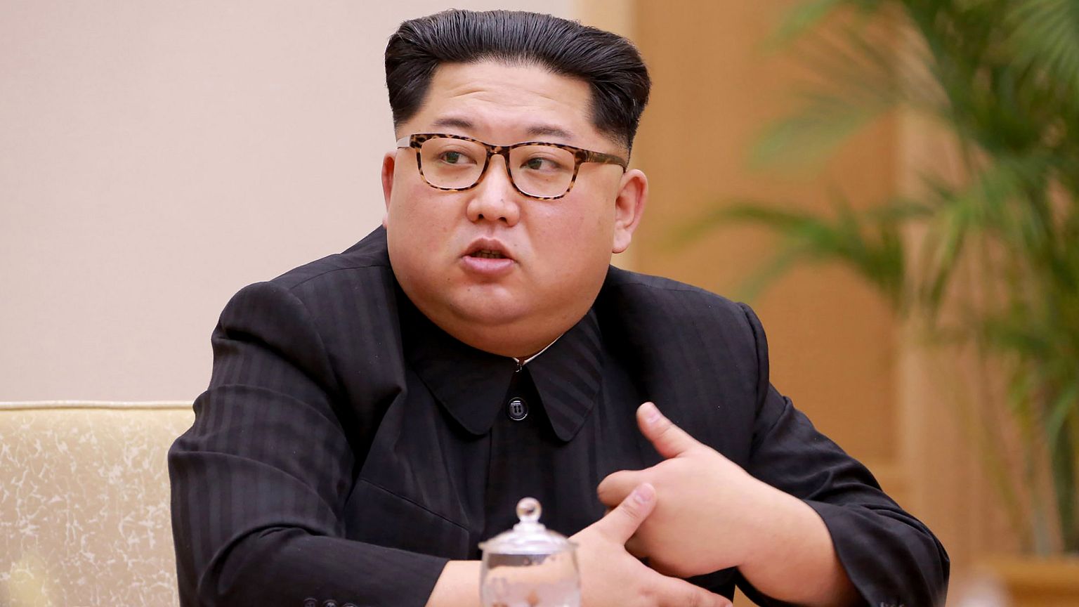 Image: This picture taken on April 9, 2018 and released by North Korea's of
