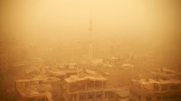 Une tempête de sable meurtrière en Syrie et au Liban Une tempête de sable meurtrière en Syrie et au Liban