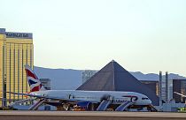 Avião da British Airways incendeia-se ao descolar de Las Vegas