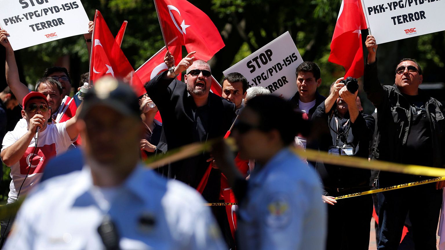 Image: Pro-Erdogan demonstrators