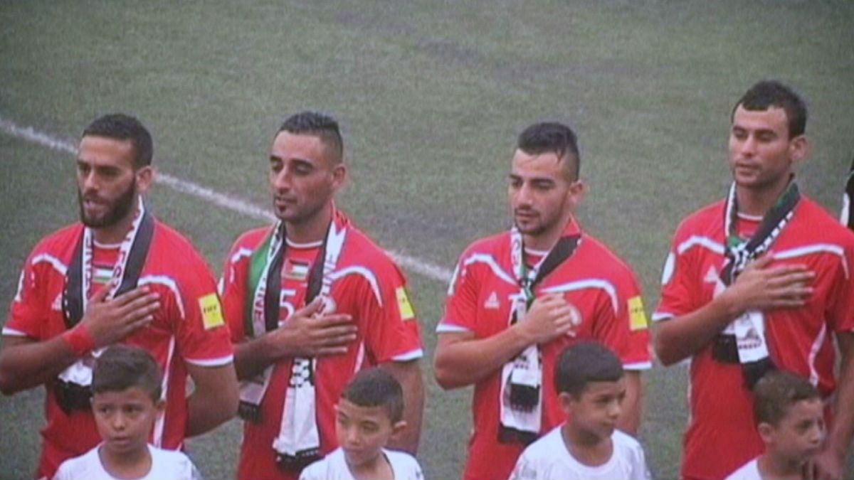 Filistin'de ilk milli maç