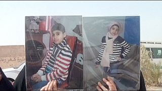 Entierro de los dos niños iraquíes que murieron ahogados al tratar de llegar a Grecia