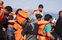 22.500 refugiados llegan a Lesbos en una semana