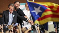 Diada 2015: los independentistas catalanes enseñan músculo