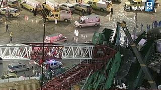 Over 80 dead and scores injured in Mecca crane crash