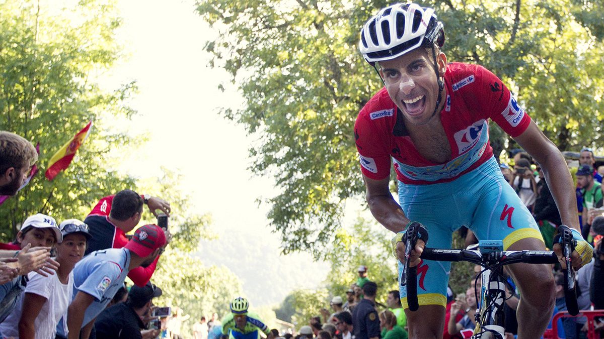 Fabio Aru greift nach dem Vuelta-Sieg