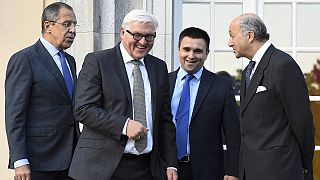 Waffenruhe in der Ostukraine: Außenminister verhandeln in Berlin über die nächsten Schritte