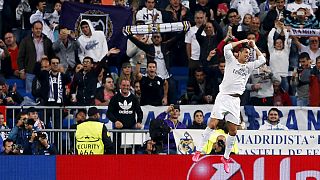 Ronaldo hits a hat-trick in the Champions League as both Manchester clubs suffer defeat