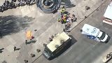 Image: Emergency responders arrive at the scene where multiple people were
