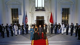Image: Barack Obama, Xi Jinping, Peng Liyuan, Michelle Obama