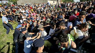 Chaos in Croatia as relentless migrant surge continues