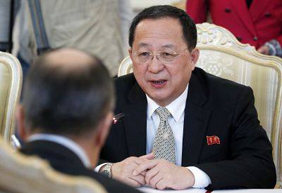 North Korean Foreign Minister Ri Yong Ho.