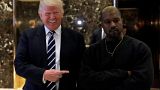 Image: President-elect Donald Trump and musician Kanye West pose for media