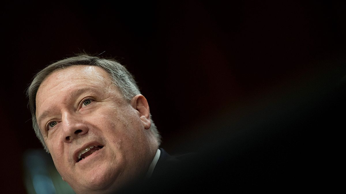 Image: CIA Director Mike Pompeo testifies before a Senate Foreign Relations