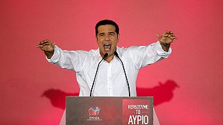 Tsipras cierra la campaña electoral griega con el viento a favor de las encuestas y arropado por Pablo Iglesias