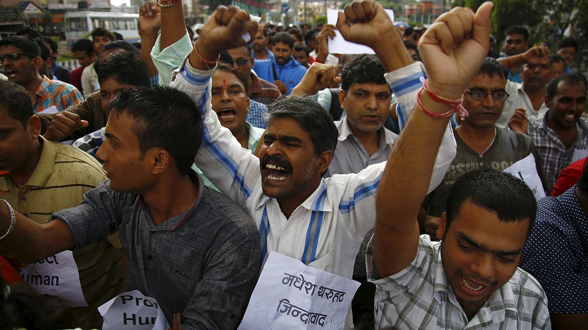 تداوم اعتراضات به قانون اساسی جدید در نپال