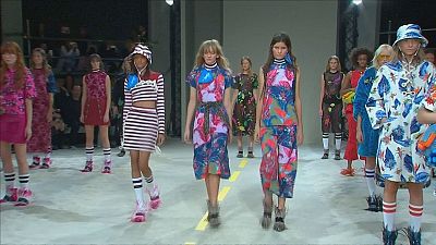 Wild and wacky fashion hits London runway