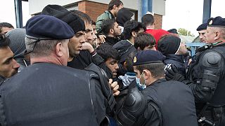 Мигранты в Хорватии подрались с полицейскими