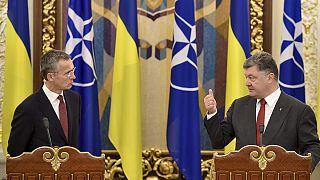 "Kein Mitglied, aber mehr als nur Partner": Poroschenko begrüßt Nato-Vertretung in Kiew