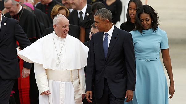 Le pape François entame sa première visite aux Etats-Unis Le pape François entame sa première visite aux Etats-Unis