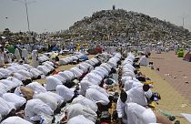 Muslim pilgrims gather at Mount Arafat for Hajj's key moment
