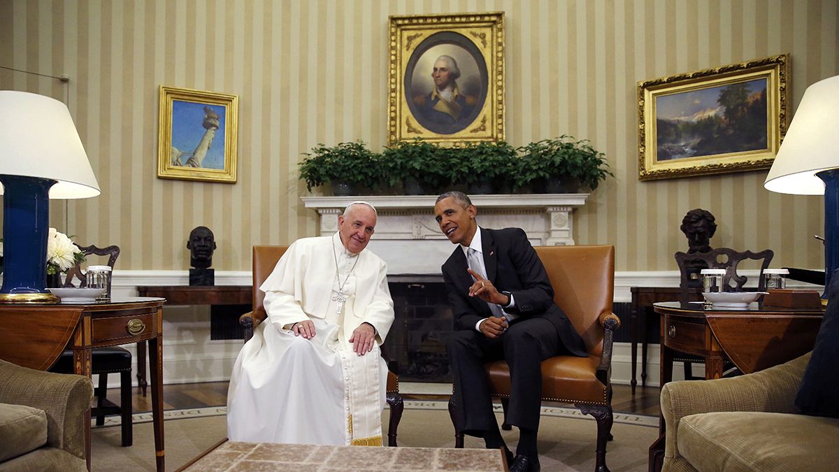 Papa e Obama em simbiose perfeita