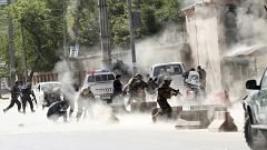 Image: Double suicide bombing in Kabul