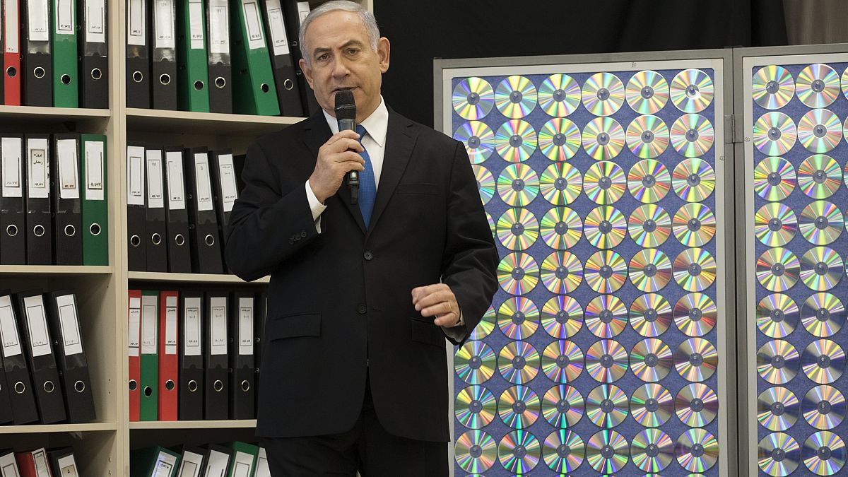 Image: Israeli Prime Minister speaks on Iran in Tel Aviv