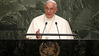 البابا يرحب بالاتفاق النووي الإيراني في كلمته أمام الأمم المتحدة