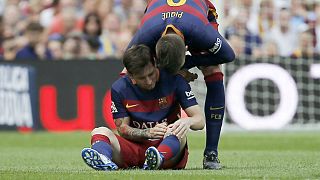 Barcelona star Messi faces two months on the sidelines