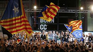 Pulso igualado entre partidarios y detractores de la independencia catalana
