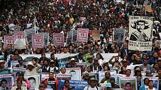 México recuerda a los estudiantes de Iguala en el aniversario de su desaparición