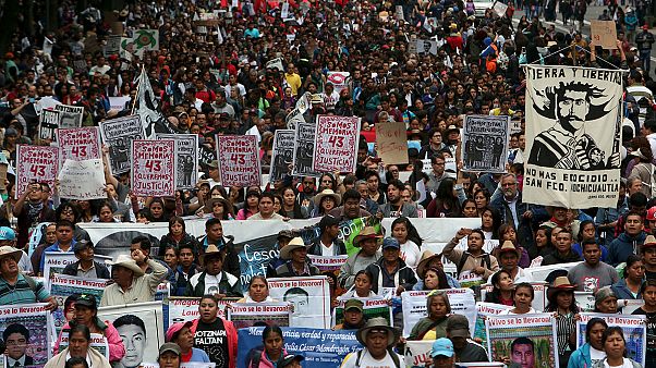 México recuerda a los estudiantes de Iguala en el aniversario de su desaparición México recuerda a los estudiantes de Iguala en el aniversario de su desaparición