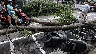 Le typhon Dujuan atteint la Chine