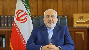 Image: Iranian Foreign Minister Mohammad Javad Zarif speaks about the Irani