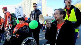 Disabled people protest for more rights