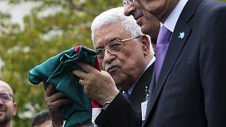 La bandiera palestinese sventola all'Onu