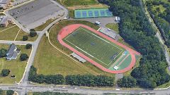 Image: Holmdel High School athletic fields and track in Holmdel, New Jersey