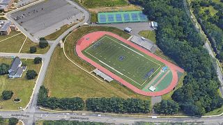 Image: Holmdel High School athletic fields and track in Holmdel, New Jersey