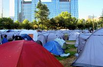 Kiürítik a brüsszeli menekültparkot